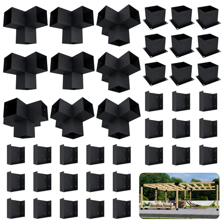 DIY Free-Standing 20 x 15 Pergola Kit with Roof (Made in The USA with American Steel) Zen Pergolas