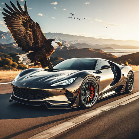 NUFTVI Sports Car Diamond Painting Kits, 5D Full Dill Diamond Art Kit for Adult, DIY Craft Home Decoration 12x12 inches NUFTVI