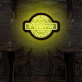 Pizza Neon Sign, Pizza LED Sign, Pizza Light Sign, Pizzeria Neon Sign, Pizzeria Wall Decor, Italian Restaurant Decor, Personalized LED Sign zouwii