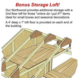 Best Barns Northwood 10' X 10' Wood Shed Kit Best Barns Inc.