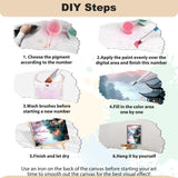 EOBROMD Paint by Numbers Kits for Adults Landscape, DIY Acrylic Paint by Number on Canvas, Painting Kits Adults Oil Paint by Numbers for Home Decor 16x20inch(Without Frame) EOBROMD