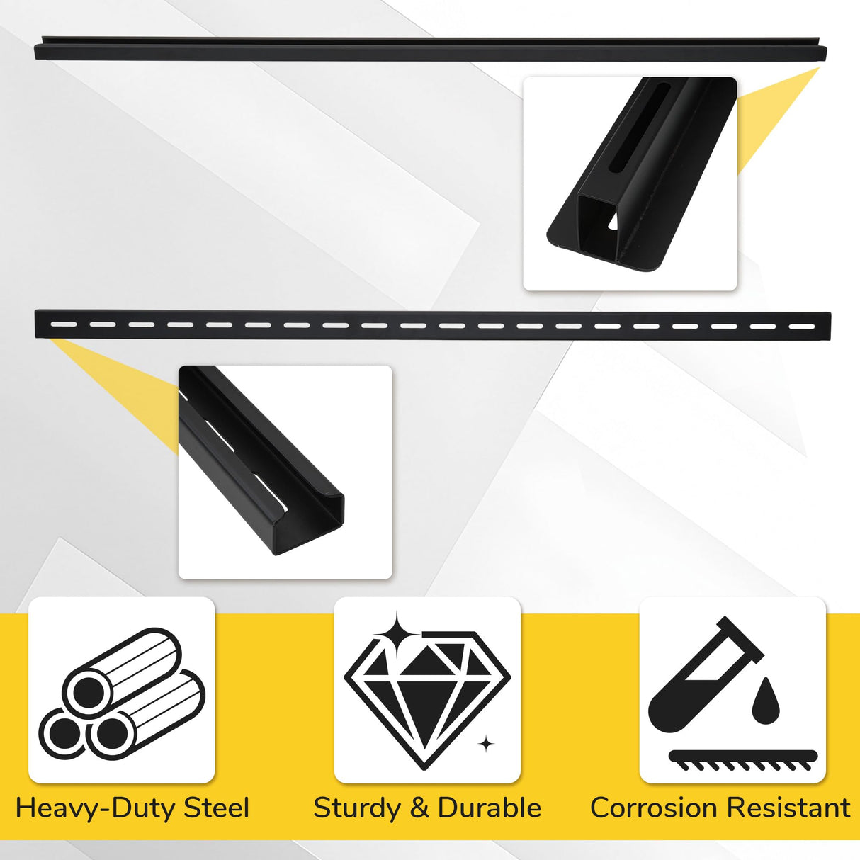 RDUIGT Garage Ceiling Bin Storage Racks,Overhead Garage Tote Storage Rack 48"x48",Heavy Duty Ceilin Tote Storage Rails Adjustable Garages Hanging Storage Racks System for Containers, Bins RDUIGT