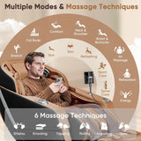 Homall 2025 Zero Gravity Full Body Massage Chair with SL-Track, Heating & AI Voice Control Shiatsu, Kneading, Tapping 8 Auto Programs 32 Airbags (Brown) Homall