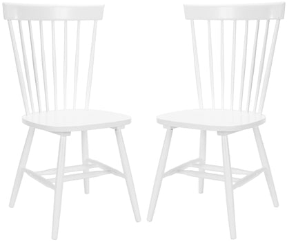 Safavieh Parker Parkse Side Chair, 0, White - WoodArtSupply