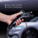 Lectron Level 1 J1772 Charger (WiFi Version) - 110V, 15 Amp, NEMA 5-15 Plug, 16 ft Extension Cord - Portable Electric Car Charger for J1772 Evs Lectron