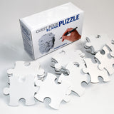 Large Blank Puzzle 33x23 inches, 70 Pieces - Ideal for Wedding Birthday Party and Special Events, DIY Painting, Art and Craft Projects, Guest Book Alternative UNITED CREATIVE