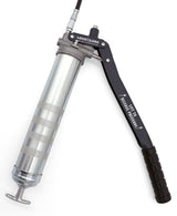 LockNLube Professional Series Lever Grease Gun. Includes Our Patented Grease Coupler (Locks on, Stays on, Won't Leak!) Plus a 20" Hose and in-line Hose Swivel. LockNLube
