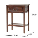Christopher Knight Home Banks Acacia Wood Accent Table, Brown Mahogany Christopher Knight Home