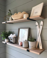 LEOPO 12 inch Shelf Bracket for DIY Floating Shelf, 1/5 inch Thick Heavy Duty Bracket, 6 Pack, 11.25” x 6” x 1.5” LEOPO