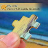 Ingooood- Jigsaw Puzzles 1000 Pieces for Adult- Tranquil Series- Island Sunset_IG-0550 Entertainment Wooden Puzzles Toys Ingooood