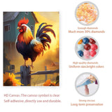GUAIEUW Fire and Water Phoenix Diamond Painting Kit Handmade Hobbyist Phoenix Diamond Painting 5D Round Diamond Cross Stitch Crafts Wall Decoration Gifts 8x12 inch, WZ8D-0607-01-Phoenix-E2PDIB-MIPHLT GUAIEUW