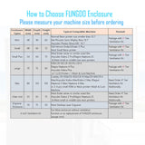 FUNGDO 3D Printer Enclosure Fume Extractor Smoker Absorber Vent 3D Printing Resin Smell Filament Odor 3D Printer Warmer Shelter for CR-10 CR-10Pro(Large) FUNGDO