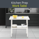 Pearington NSF Certified Stainless Steel Kitchen Prep and Work Table, Commercial Work Table for Restaurant and Home, 36" x 24", Stainless Steel Pearington