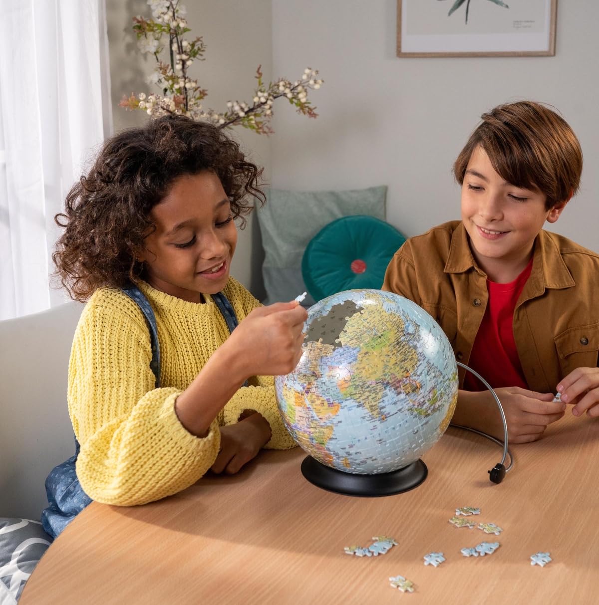 Ravensburger The Earth 540 Piece 3D Puzzle - Engaging Fun for Kids and Adults | Precision Fit with Easy Click Technology | Durable Displayable Model | Celebrating Over 130 Years of Quality Ravensburger