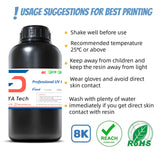 Siraya Tech Cast 3D Print Resin Castable Resin Easier to Burn and Print Clean Burnout Great Smooth Surface High Resolution 405nm UV-Curing Resin for Thicker Designs and Metal Parts (True Blue, 1kg) Siraya Tech