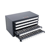 VEVOR Tap Dispenser Cabinet, Five-Drawer Tap Organizer Cabinet for #2-56-#12-28 Steel Tap Dispenser Organizer Cabinet with Labels, 60-Compartment Stackable Tap Cabinet for Tap Storage VEVOR