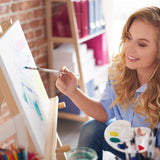 12 Pcs Stretched Canvas for Painting, Multiple Sizes: 12x16, 10x12, 8x10, 5x7, Blank Canvases Boards for Oil Painting YETEE