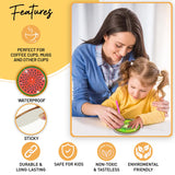 12 pcs Diamond Painting Coasters | Diamond Art Coasters | Fruit Diamond Art Painting | Perfect Art Craft Gift for Fruit Lover, Dad, Mom, Grandparents, Brother, Sister. LGANHAPY