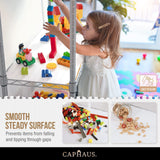 CAPHAUS NSF Commercial Grade Heavy Duty Wire Shelving w/Wheels, Leveling Feet & Liners, Storage Metal Shelf, Garage Shelving, Utility Wire Rack Storage Shelves, w/Liner, 36 x 18 x 76 5-Tier CAPHAUS