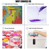 YEEIFFD 5D Diamond Painting Kits Wine Because Murder is Wrong Diamond Art Kits Perfect for Home Office Wall Decor 12x16inch YEEIFFD