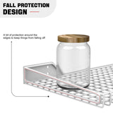 Ultrawall Wall Mounted Storage Shelf for Garage, 2 Pack Metal Shelf Rack, Heavy-Duty Wall Organizer Shelves Suitable for Shop, Shed, Garage 23.5inch x 12inch(White) Ultrawall