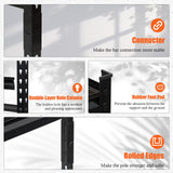 Heavy Duty Garage Shelving Units,5-Tier Adjustable Storage Shelves,60 in L x 24 in W x 72 in H,Loads 2000 LBSS,Adjustable Garage Storage Shelving, Metal Storage Utility Rack Shelf Unit Garvee