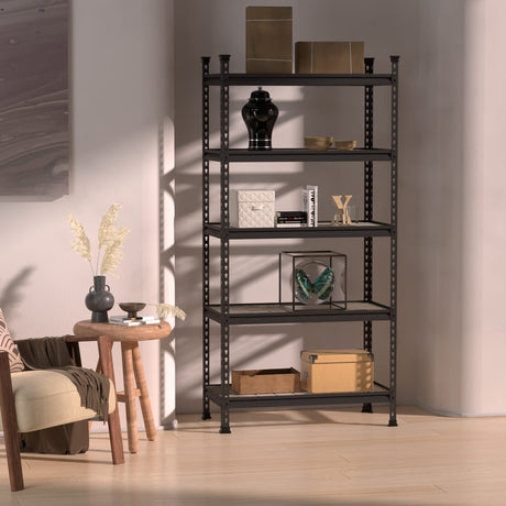 WORKPRO 5-Tier Metal Garage Shelving Unit, 36”W x 18”D x 72”H Storage Shelves, Adjustable Storage Rack Heavy Duty Shelf, 4000 lbs Load Capacity (Total), for Garage, Kitchen, Bathroom, Warehouse WORKPRO