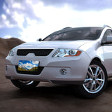 4Pcs Blank Windspeed Sublimation license plate Car Blank for Sublimation, Halloween Christmas car Decoration (White) Windspeed