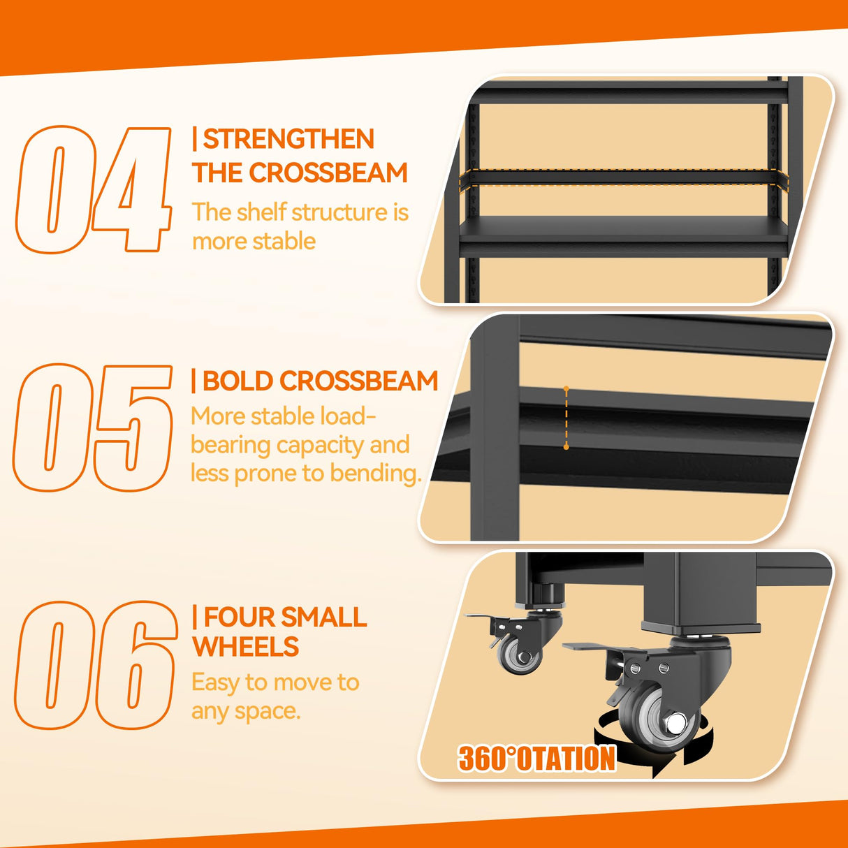 BEESTMUEBLE 55-90 Gallon Fish Tank Stand, Metal Aquarium Stand, Adjustable Heavy Duty Reptile Tank Stand, Sturdy 5-Tier Fish Tank, Modern Shelf for Living room (With Wheels-32 W*15.7" D*63" H) BEESTMUEBLE