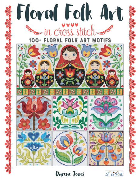 Floral Folk Art in Cross Stitch Tuva Publishing