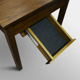 Casual Home Kennedy End Table Drawer, Concealment Furniture, Warm Brown Casual Home