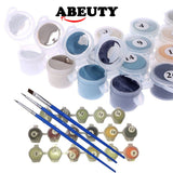 ABEUTY DIY Paint by Numbers for Adults Beginner 16x20 inches Number Painting Home Decoration Crafts (No Frame, Motorcycle) ABEUTY