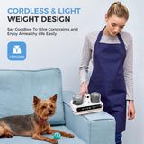 Amzany Mattress Vacuum Cleaner - 5-in-1 Cordless Bed Vacuum Cleaner, Powered by UV-C Light & Ultrasonic Technology, 16Kpa Strong Suction,Low Noise,Suitable for Dust, Pet Hair, Etc. Amzany