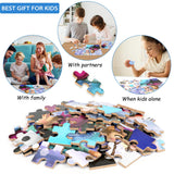 Puzzles for Kids Ages 4-8,Kids Puzzles in a Metal Box,Winter Princess Snowman Puzzles,Kids Boys Girls Learning Educational Puzzles Packed in Tin Box,60 Pieces wieewg