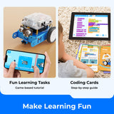 Makeblock mBot Robot Kit, Robotics for Kids Ages 8-12 Learn to Code with Scratch & Arduino, STEM Toys Science Kits for Kids Age 8-12 Boys and Girls Age 8+ Makeblock