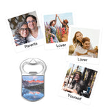 Sublimation Fridge Magnet Bottle Opener Blanks, Personalized Photo Gifts Heat Transfer for Party Favors Wedding Bestman DIY Craft Supplies (5PCS-Blank) CozyCabin