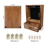 Favonuovy Pet Memorial Shadow Box Keepsake 9.25x13 Dog Memorial Gifts for Loss of Dog Death Sympathy and Remembrance Gift Large Pet Picture Frame Display Case with Deep Rainbow Bridge Drawer Favonuovy