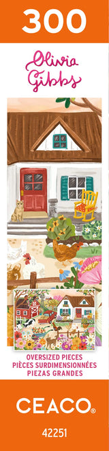 Ceaco - Olivia Gibbs - Farm Life - 300 Piece Jigsaw Puzzle Ceaco