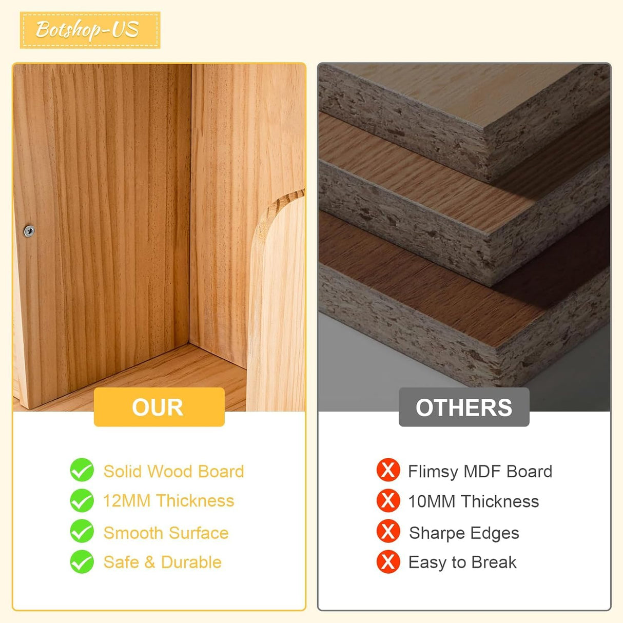 Stylish 6-Tier Rotating Wooden Bookshelf - 360° Floor-Standing Organizer for Home and Study Gdrasuya10