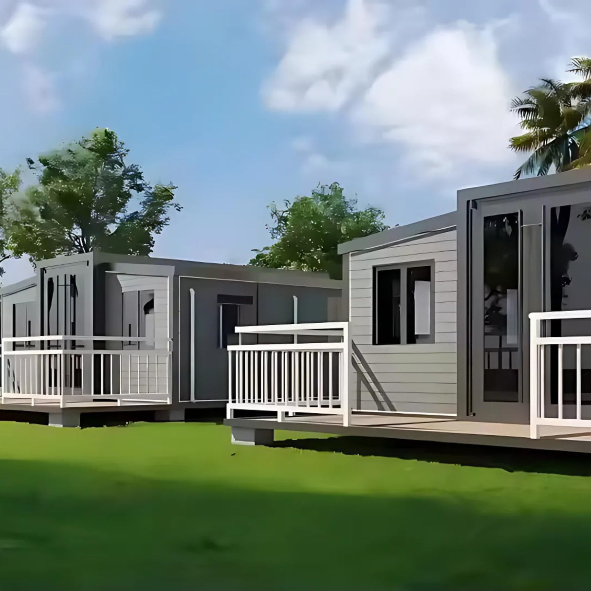 Expandable Prefab Tiny Home 20FT/30FT/40FT – Modular Luxury Container House with Bedrooms, Kitchen & Bathroom – Ideal for Living, Office, or Airbnb (30FT) Generic