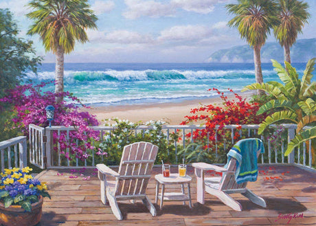 Sung Kim Art - Jigsaw Puzzle 1000 Piece for Adults (Coastal View II) Sung Kim Art