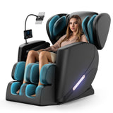 Full Body Massage Chair with Zero Gravity, Massage Chair Recliner with Heating, Airbags, Foot Roller, Touch Screen, Bluetooth Speaker BILITOK