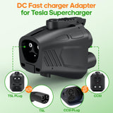 TAKRABBSIN [Up to 500 kWh] 2025 Upgrade NACS to CCS Electric Vehicle Adapter, 500A/1000V, Compatible with Tesla Superchargers, DC Fast Charge CCS1 EVs, Compatible with Ford EVs, GM, Rivian and More Takrabbsin