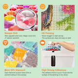 WSLWXSHM Diamond Painting Kits for Adults Dog, Animal Round Full Drill Diamond Art Kits, 5D DIY Paint with Diamonds Crafts for Home Wall Decoration Gifts 12×12Inch WSLWXSHM