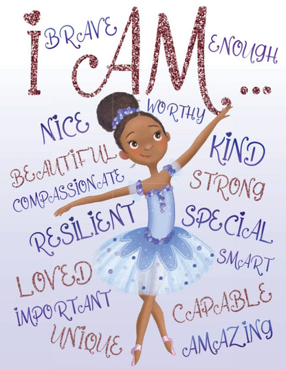 I Am: Positive Affirmations | Coloring Book for Young Black Girls | African American Children Books (Black Girl Books With Positive Affirmations)