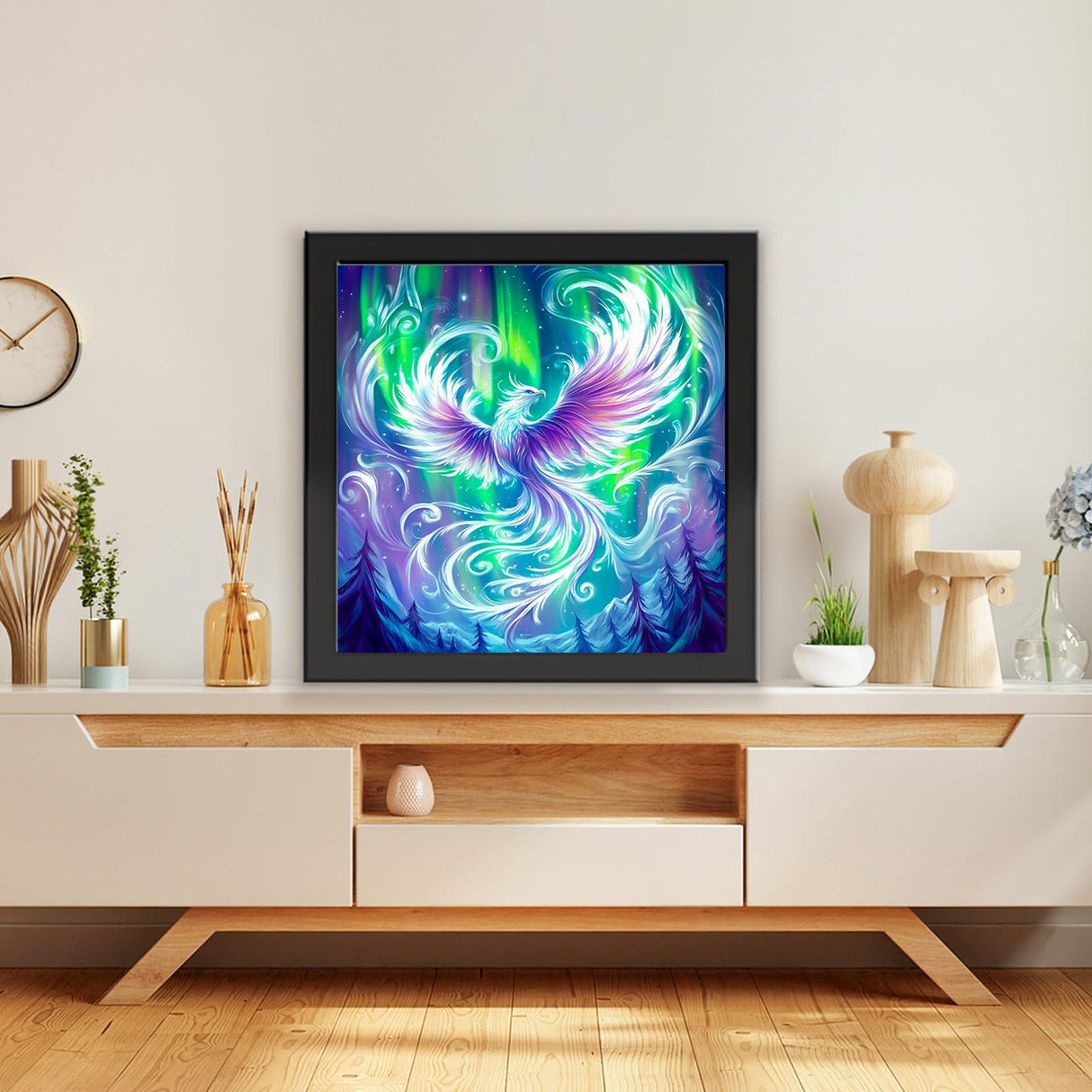 TOSTOG Phoenix Diamond Art Kits for Adults, Beautiful Phoenix Diamond Painting for Adults, Full Drill Diamond Art Kits, 5D Diamond Painting Kit Gem Art Wall Decor and Gift 12 * 12 Inch. TOSTOG