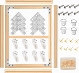 Yeeyeah 2 Pack 24"x 36"Large Canvas Stretcher Bars,Removable Canvas Frames Kit-Easy to Assemble,Wooden Frames Kit for Oil Painting,Diamond Painting,Canvas Painting and Needle Arts Supplies Yeeyeah