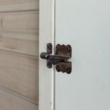 TRIXIE Outdoor Cat House, Weatherproof 3-Story Cat House with Multiple Levels, Doors & Windows with Latches, Outdoor Shelter for Cats, Brown/White Fir Wood TRIXIE