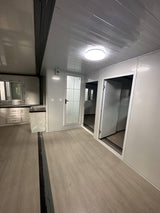 Generic Foldable Luxury Villa Expandable Portable House Foldable Container House 40 ft conter Homes, wihte Generic