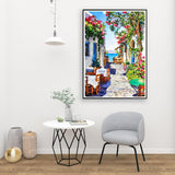 Paint by Numbers Kit for Adults - Scenery Paint by Numbers on Canvas for Beginners, DIY Acrylic Simple Landscape Paint by Number for Gift Home Wall Decor 16x20 Inch AALBLAC